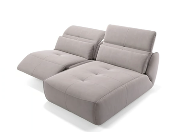 MODICA - Fabric sofa with chaise longue by Sofanella