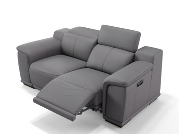 MONTEFINO - 2 seater leather sofa by Sofanella