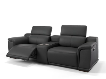 MONTEFINO KINO - 2 seater leather sofa by Sofanella