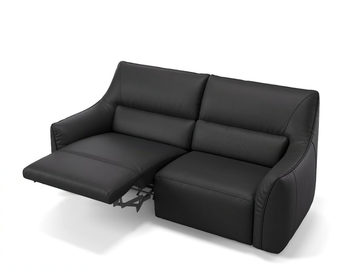 PESARO - 2 seater leather sofa by Sofanella