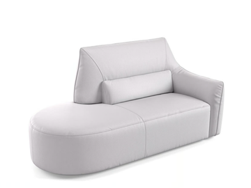 PESARO - Leather day bed by Sofanella