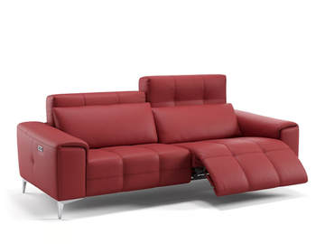 SALENTO - 3 seater leather sofa by Sofanella