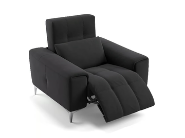 SALENTO - Fabric armchair with armrests by Sofanella