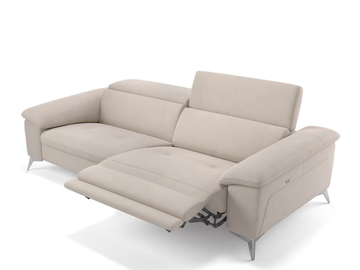 STELLA - 3 seater fabric sofa by Sofanella