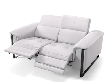 VIENNA - 2 seater leather sofa by Sofanella