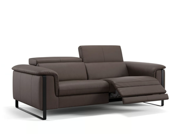VIENNA - 3 seater leather sofa by Sofanella