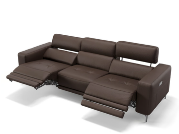 VIGO XXL - 3 seater leather sofa by Sofanella
