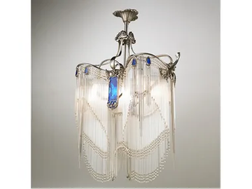 10057 - Art nouveau chandelier by Sofar