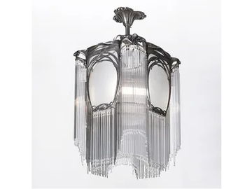 10078 - Art nouveau chandelier by Sofar