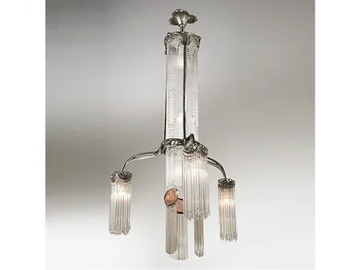 10079 - Art nouveau chandelier by Sofar