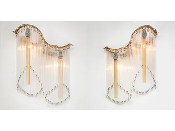 300 - Art nouveau wall light by Sofar