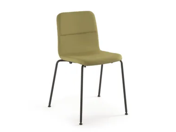 BEBO 4M UP - Stackable fabric chair by SOFTLINE 1979