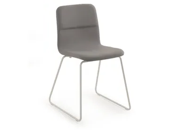 BEBO SL UP - Sled base fabric chair by SOFTLINE 1979
