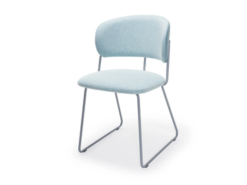 NIKITA C SL - Sled base fabric chair by SOFTLINE 1979