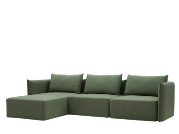 CAPE - Modular fabric sofa with removable cover by SOFTLINE