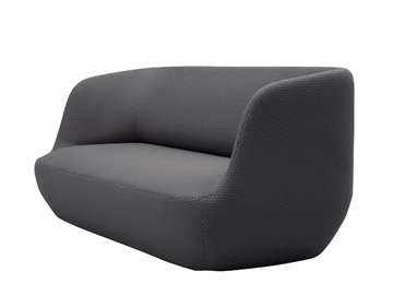 CLAY - 3 seater fabric sofa by SOFTLINE