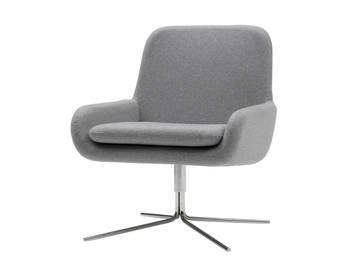 COCO - Swivel upholstered with 4-spoke base easy chair by SOFTLINE