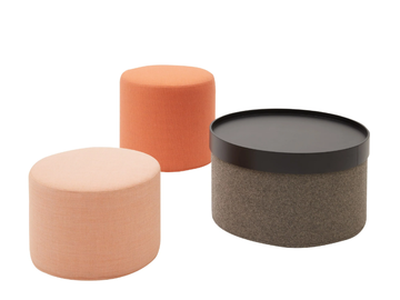 DRUM - Pouf / coffee table by SOFTLINE