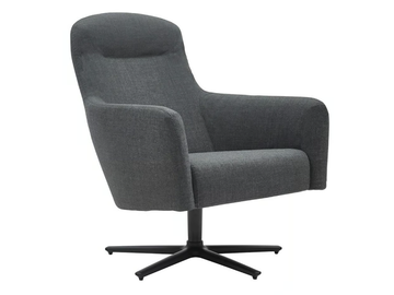 HAVANA - Swivel armchair with armrests with 5-spoke base by SOFTLINE