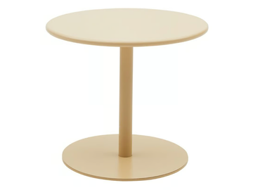 HELLO - Round stainless steel coffee table by SOFTLINE