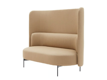 JOE - High-back fabric sofa by SOFTLINE