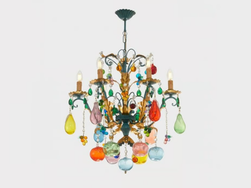 BACCO - Handmade Murano glass chandelier by Sogni Di Cristallo
