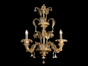 CA' REZZONICO DOMUS AUREA - Murano glass chandelier by Sogni Di Cristallo
