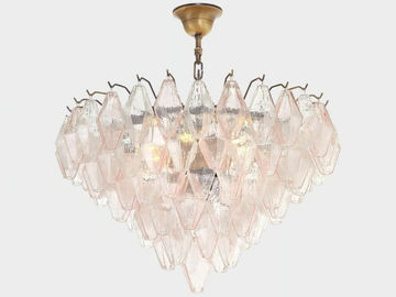 CLEPSYDRA - Blown glass chandelier by Sogni Di Cristallo