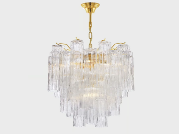 CRONO - Murano glass chandelier by Sogni Di Cristallo