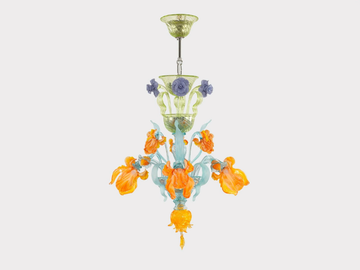 IRIS MIGNON - Murano glass chandelier by Sogni Di Cristallo