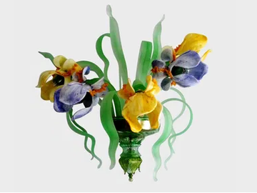 IRIS - Murano glass wall light by Sogni Di Cristallo