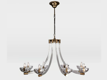 JULIETTE - Murano glass chandelier by Sogni Di Cristallo