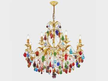 MANDRAGOLA DELUXE - Murano glass chandelier by Sogni Di Cristallo