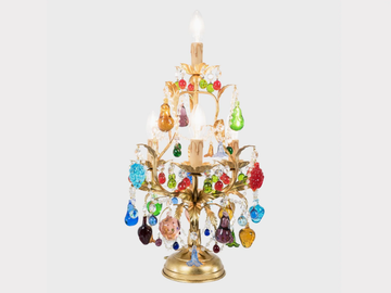 MANDRAGOLA - Handmade blown glass table lamp by Sogni Di Cristallo