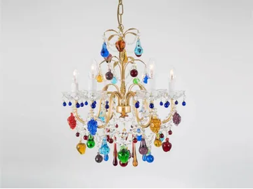 PRIMIZIA - Handmade Murano glass chandelier by Sogni Di Cristallo