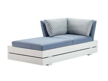 BOXX LOUNGE - Upholstered fabric Garden daybed by Solpuri