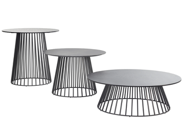 GRID - Round HPL garden side table by Solpuri