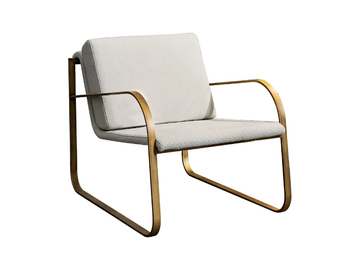 BUGATTI - Upholstered fabric easy chair with armrests by Sovet italia