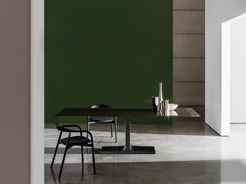 PALACE - Rectangular glass table by Sovet italia