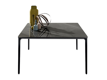 SLIM SQUARE - Square ceramic table by Sovet italia