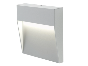 GEO SQUARE - Die cast aluminium outdoor wall lamp / steplight by SOVIL