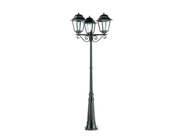 MITO 986 - Lantern die cast aluminium garden lamp post by SOVIL