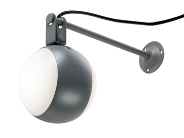 WORLD - Outdoor LED wall light in aluminum and opal resinOutdoor LED by SOVIL