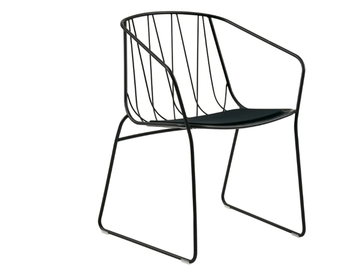 CHEE - Garden chair with armrests by SP01