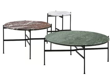 JEANETTE - Low round marble coffee table by SP01