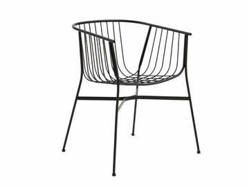 JEANETTE - Powder coated steel garden chair by SP01