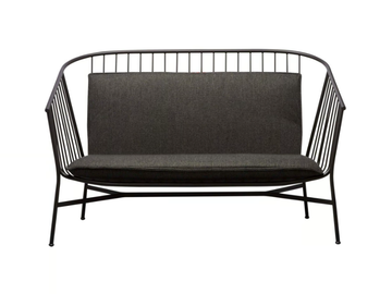 JEANETTE - Steel small sofa by SP01