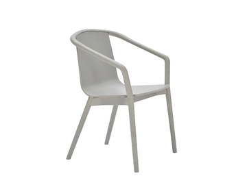 THOMAS - Wooden chair with armrests by SP01