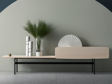YEE - COMPOSITION E - Ash sideboard with flap doors by SP01