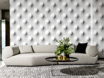 DOT RELIEF WPN 502 - Dotted 3D effect wallpaper by Spaghetti Wall